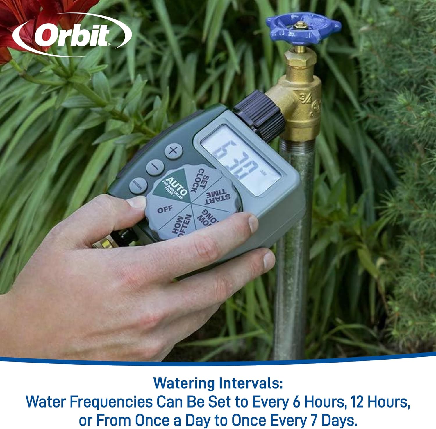 Orbit 62061Z Single-Outlet Hose Watering Timer…