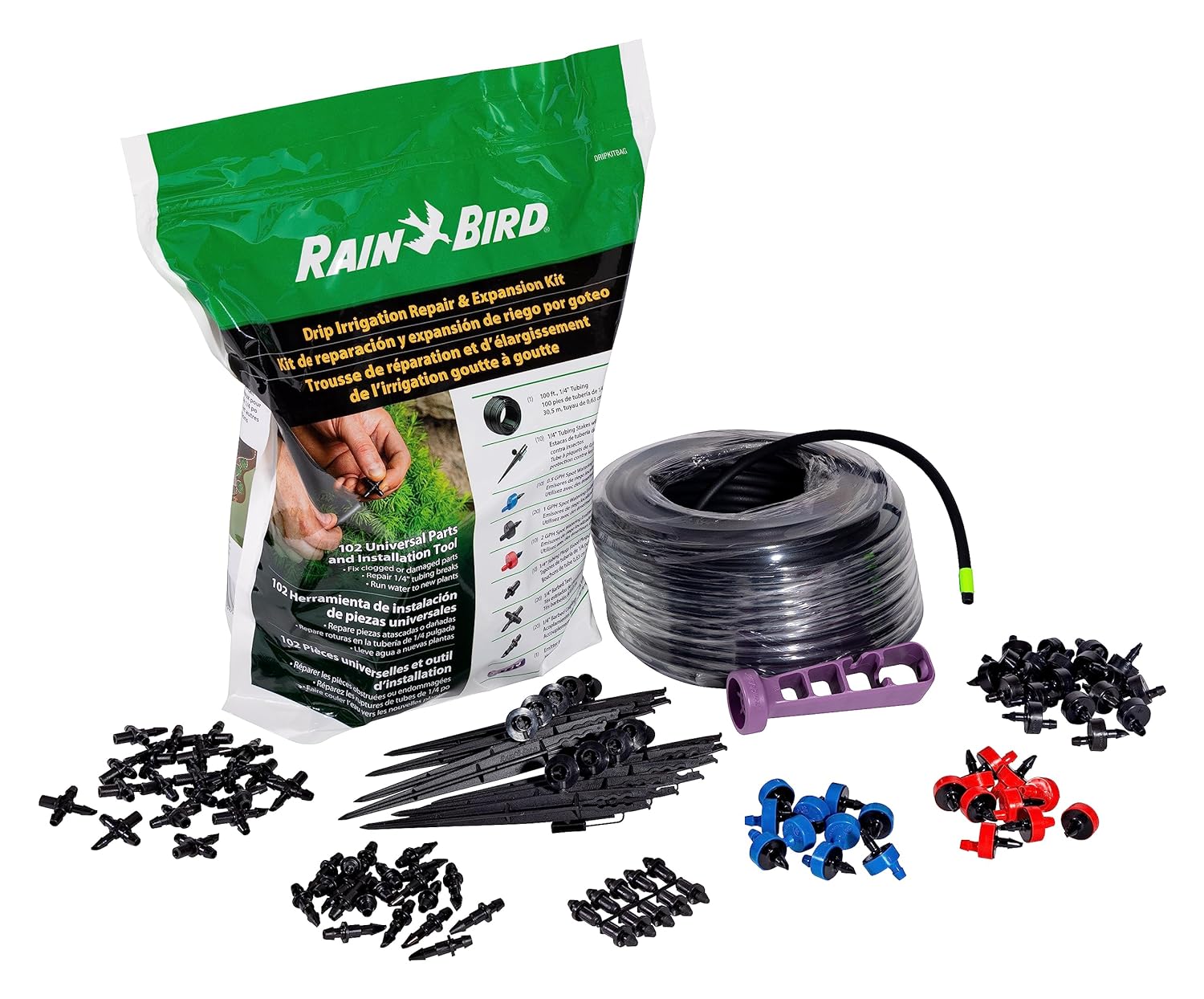 Rain Bird DRIPKITBAG Drip Irrigation Repair…