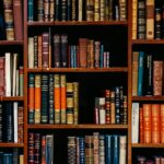 assorted-title of books piled in the shelves